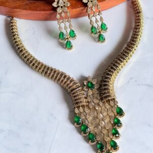 emerald-green-necklace-set