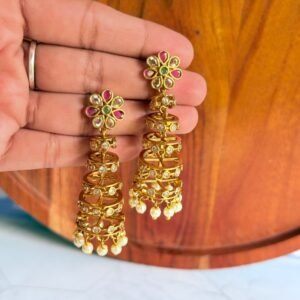 flower-sleek-jhumkas