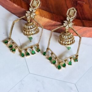 green-unique-ad-earrings