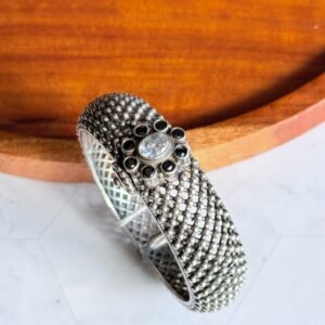 silver-brass-bangle