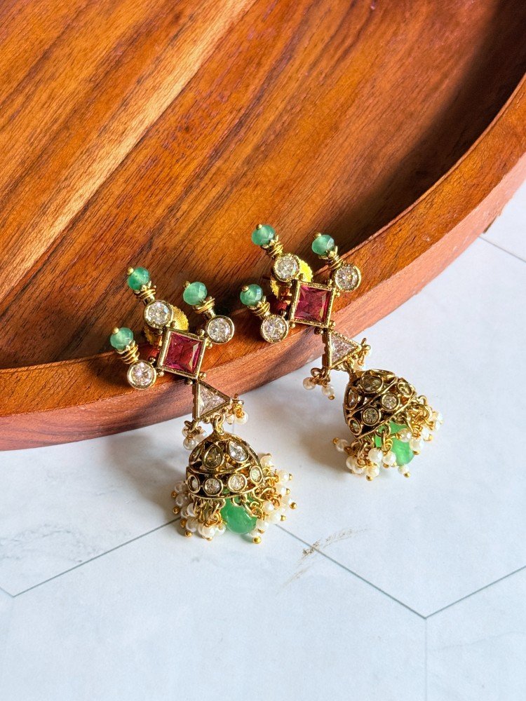 stone-studded-ad-jhumkas
