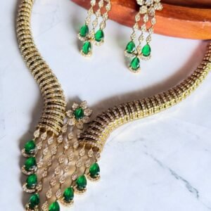 vioctorian green ad necklace set vioctorian-green-ad-necklace-set