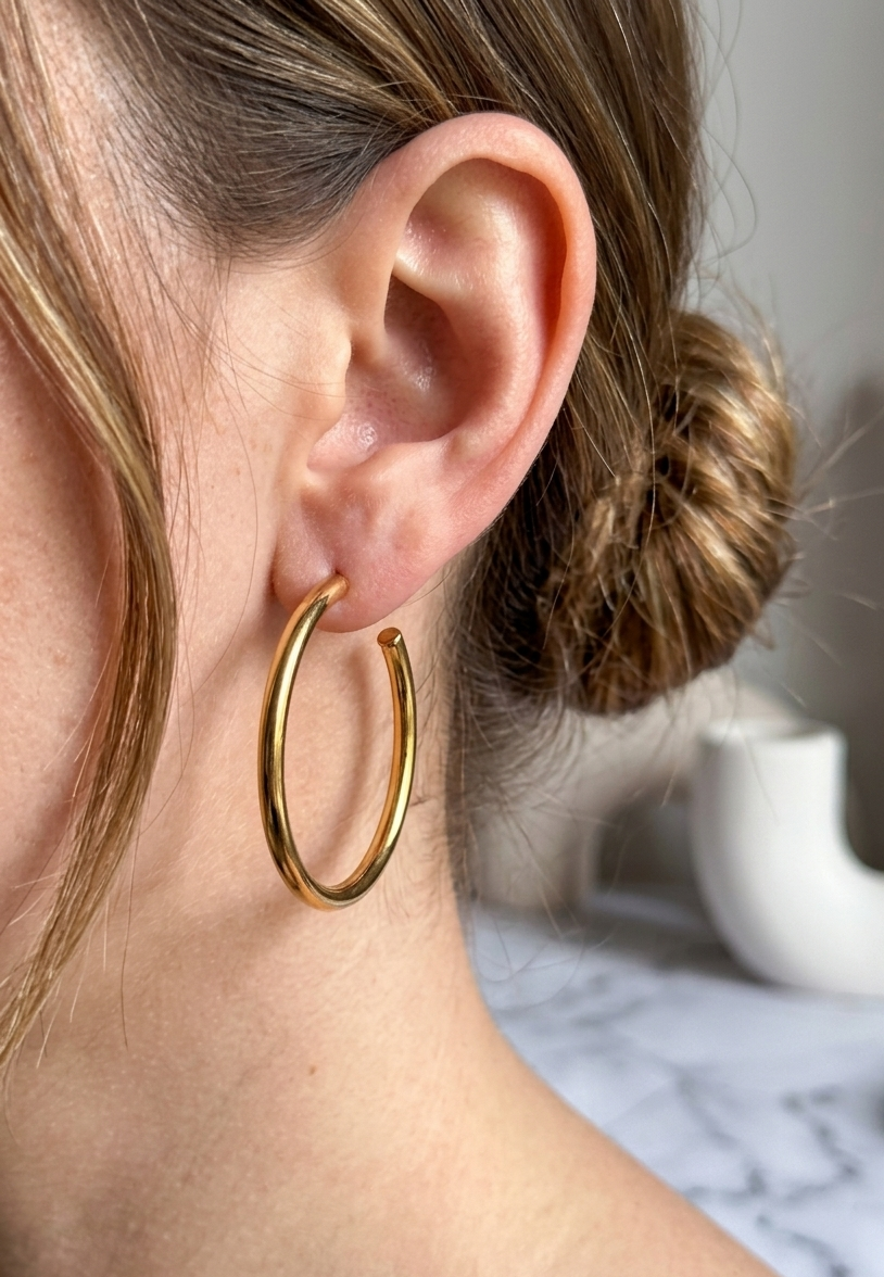 western-golden-earrings