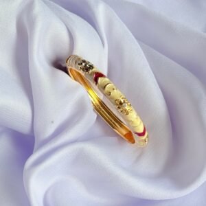 white-red-bangle
