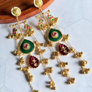 red-green-kashmiri-earrings
