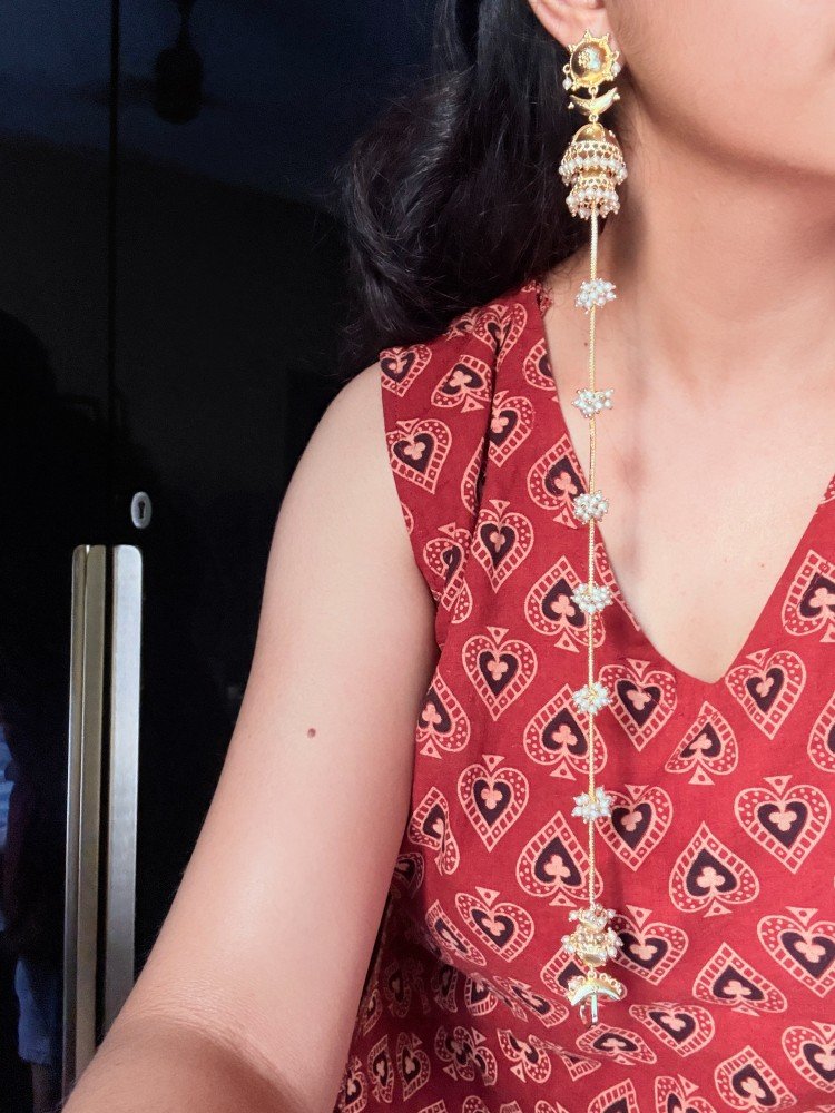 brass-jhumka-celebrity-inspired