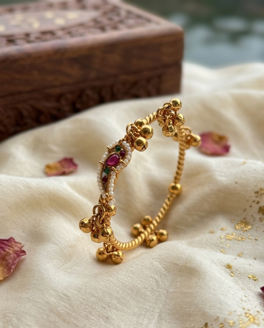 ghungroo-bird-brass-bangle