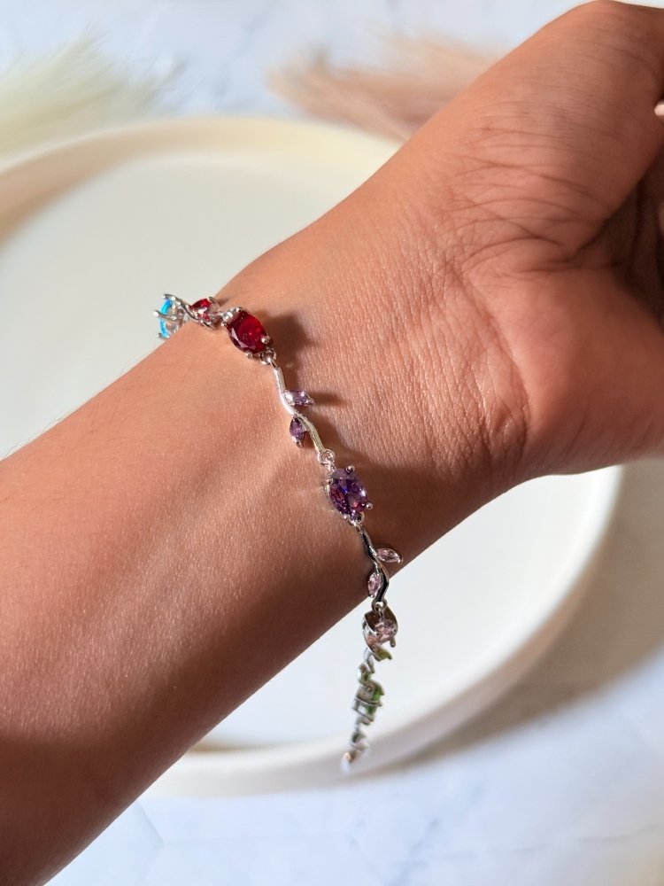multicolor-silver-tulip-bracelet