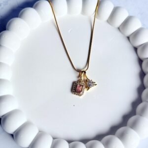 pink stone pendant necklace pink-stone-pendant-necklace