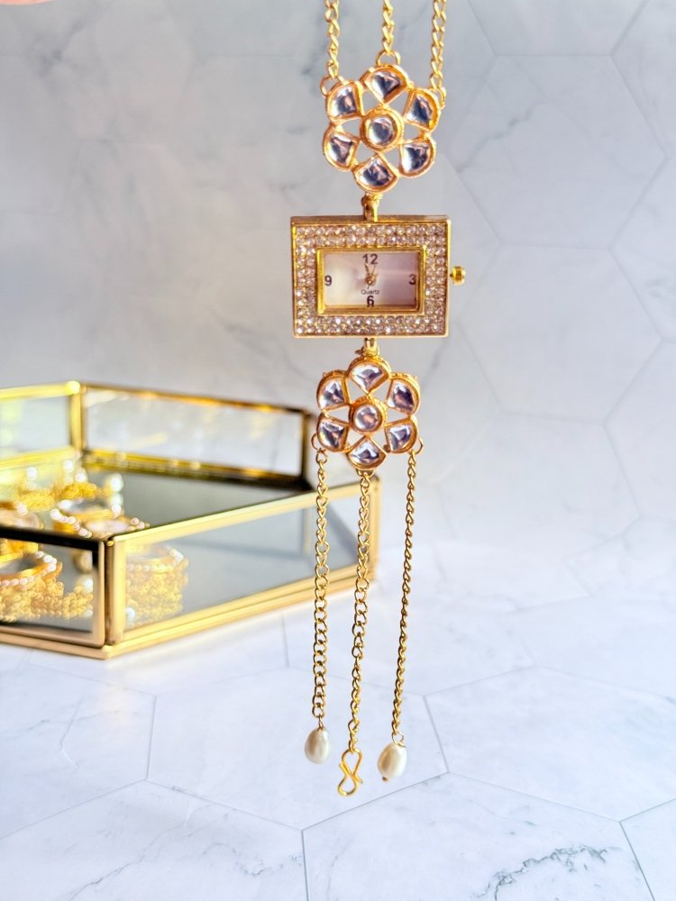 white-kundan-kashmiri-watch