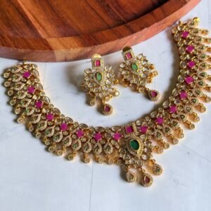 kundan-stone-necklace-set