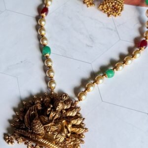 mahalakshmi long necklace set mahalakshmi-long-necklace-set