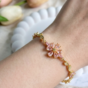 pink-floral-stone-bracelet