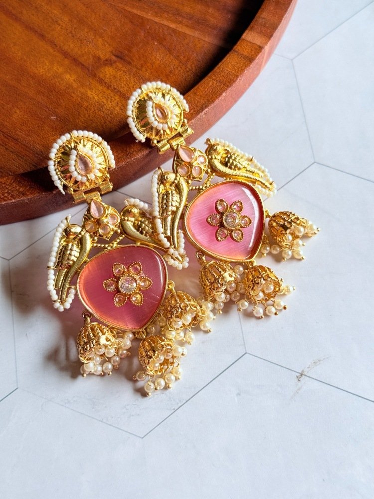 pink-kashmiri-jhumka