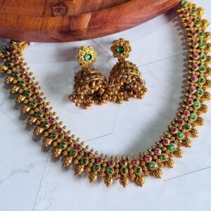 temple-sleek-stone-necklace-set