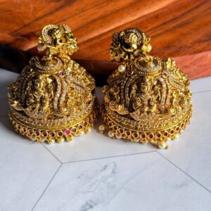 mahalakshmi-gorgeous-jhumkas