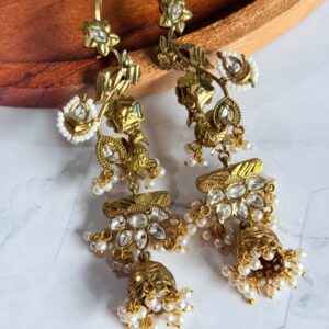peacock-gold-plated-earcuffs