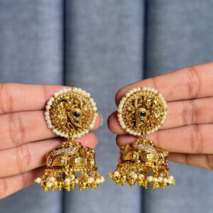 stone-studded-temple-jhumkas