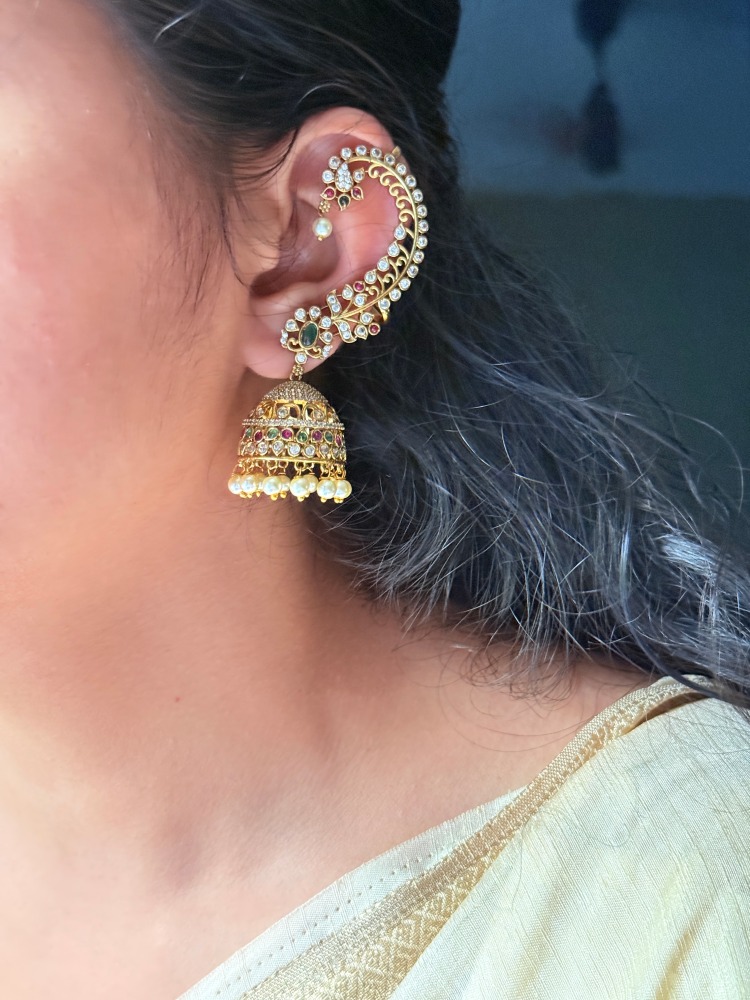 Ad-stone-jhumka-earcuffs
