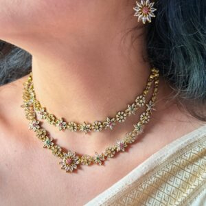 premium floral ad necklace set premium-floral-ad-necklace-set