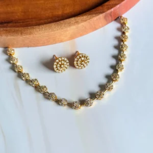 white-stone-necklace-set