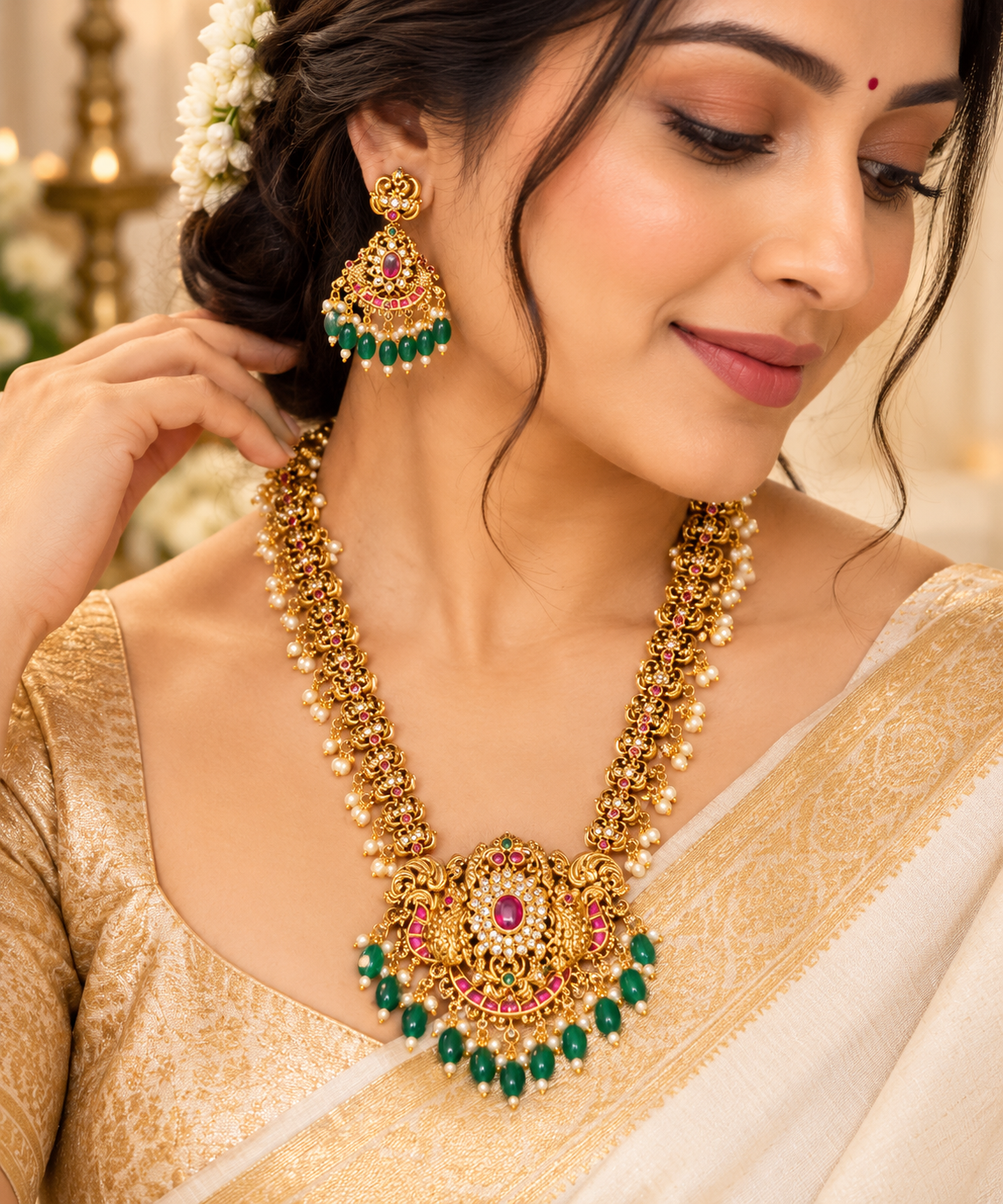 Serene-South-Indian-Bridal-Jewelry