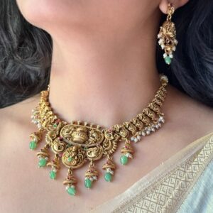 mahalakshmi necklace set mahalakshmi-necklace-set